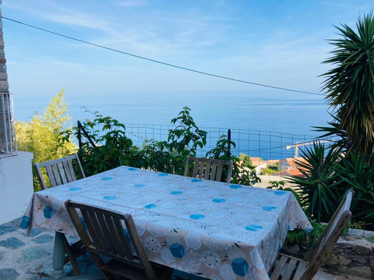 Maison Mediterraneo - Rez De Villa, Vue Imprenable Sur La Mer Pietranera Zewnętrze zdjęcie